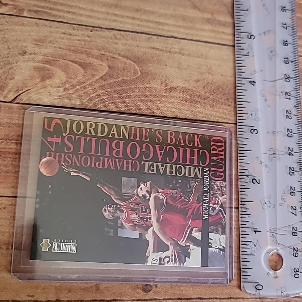 Upper Deck Collector's Choice Michael Jordan No 45 Chicago Bulls Guard Mint Card
